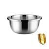 Recipiente Engrosado de Acero Inoxidable 304, Multiusos para Lavar Arroz y Verduras, Recipiente para Condimentos, Colador de Arroz, Recipiente de Acero Inoxidable de Grado Alimenticio, Personalizable
