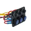 Combinação de interruptor de alavanca multi-furo modificada adequada para acessórios de navios de cruzeiro e carros 12-24V, com fusíveis substituíveis