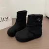 Botines casuales para mujer para otoño, con plataforma interna, plisados, estilo vintage, para personas bajitas, botines cortos de media caña, versátiles