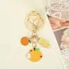 Llave de Metal Frutal Linda de Paz y Alegría Colgante Creativo de Carpa Colgante de Buena Suerte Colgante para Bolso Regalo