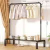 Perchero de pie, perchero para dormitorio, tendedero móvil para balcón, perchero para exhibición de ropa en tienda