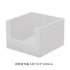 Caja de Pañuelos Universal para Cafetería de Té con Leche Set de Caja para Popotes Largos y Cortos Bar Casual Acrílico Engrosado Bolsa al por Mayor de Fábrica