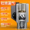 Válvula de Bola Toda de Cobre Zhuoji Rosca Interna y Externa Dn8 Interruptor de Agua 1/2 Pulgada Válvula Engrosada Dn20 3/4 Pulgada Cobre Niquelado Dn15