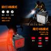 Nuevo Juego de Luces para Bicicleta, Alta Luminosidad para Ciclismo Nocturno, Impermeable, Carga USB-C, Luz Delantera para Bicicleta, Luz Trasera, Equipo de Ciclismo