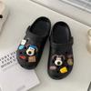 Zapatos de agujeros para niños Baotou verano dos usos padre-hijo hogar baño antideslizantes niños y niñas bebé sandalias de playa mujer