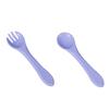 Colher de Silicone de Grau Alimentício para Mães e Bebês Talheres Complementares para Bebês Colher Infantil com Cabo Longo Alimentação Suprimentos para Mães e Bebês