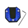 Accesorios para Motocicleta Soporte Lateral Modificado Modelo Fundido a Presión con Base Ampliada Universal para Vehículo Eléctrico Almohadilla de Soporte Auxiliar Antideslizante y Anticaídas para Pie