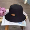 Sombrero de Pescador para Mujer, Sombrero de Sol con Ala Ancha, Hace que la Cara Parezca Más Pequeña, Sombrero de Cubo Tejido, Versátil, Transpirable, Sombrero de Protección Solar, Nuevo Modelo de Verano