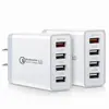 Carregador USB Multi-Porta 33W Padrão Americano Qc3.0 Cabeça de Carregamento para Celular Adequado para Carregamento Rápido de Celular Apple Carregador USB