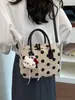 Bolso de Lunares de Nicho Súper Popular para Mujer 2026 Modelo Nuevo Bolso Cruzado Versátil para el Trabajo con Sensación de Bolso de Mano Bolso Almohada