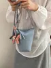 Bolsa Balde Estilo Coreano Shuai Mi Home para Mulheres, Bolsa para Celular, Novo Modelo Verão 2026, Bolsa de Ombro Transversal Fashion e Estilosa