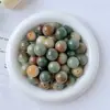 Contas soltas de tamanho grande de raiz de Bodhi Yinpi verde para fazer pulseiras, contas redondas de 20 mm para contas de oração budista DIY e artesanato cultural