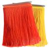 Bambu altura 15cm franja linha única poliéster fabricante em estoque densidade regular vertical 15cm roupa de dança latina