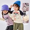 Camiseta Segunda Pele Masculina Dudu para Outono e Inverno, Camiseta Infantil, Body de Bebê, Camisa de Outono Manga Longa para Meninas, Roupa Infantil, Roupa de Primavera
