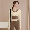 Roupas de Yoga em Promoção para Mulheres, Novos Tops Esportivos de Renda, Roupas Fitness Sexy Modeladoras com Bojos, Atacado