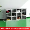 Gabinete para Zapatos Multicompartimento de Acero Inoxidable 304 de Fábrica Laboratorio Taller Libre de Polvo Vestuario Taquilla Gabinete de Doble Cara con Puerta