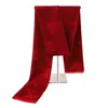 Lenço Vermelho para Reunião Anual com Logo Impresso, Bordado do Ano do Cavalo, Lenço Vermelho de Presente para o Ano de Nascimento, Conjunto de Caixa de Presente Vermelha Chinesa