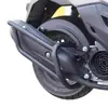 Adecuado para barra protectora de tubo de escape Haojue UFD125 parachoques de silenciador modificado de motocicleta barra anticaída de silenciador