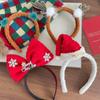Natal chapéu das crianças hairpin bonito alce arco tridimensional hairband menina vestido de férias hairpin cocar
