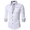 Camisa de manga larga a rayas de color para hombre, estilo coreano, comercio exterior, AliExpress, Amazon y eBay, primavera/verano 2021