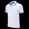 Camisa Polo de Algodão Totalmente Respirável 210g com Logo Impresso Personalizado e Bordado, Roupa de Trabalho em Grupo, Roupa Pai-Filho, Uniforme Feminino para Funcionários