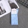 Calcetines de Algodón de Marca de Moda para Pareja Calcetines Altos Moda Urbana Estilo Hip-Hop Calcetines para Hombres y Mujeres Manualidad Tie-Dye Moda Elegante