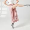 Ropa de Baile Femenina Adulta Falda de Ballet Danza Moderna Práctica Pantalones de Pierna Ancha Ropa para Actuación Pantalones Elegantes con Abertura Alta