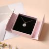 Caja Magnética con Tapa abatible para Collares, Pulseras, Anillos, Pendientes, Pulseras, Caja de Almacenamiento y Empaque para Joyería, Joyero
