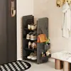 Puerta de Entrada Bolsa para Zapatos Estante de Almacenamiento Tablero Perforado Zapatero Multifuncional Apilable Pasillo Zapatero de Gran Capacidad