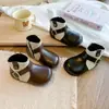 Botas de neve infantis, espessadas, quentes, botas de algodão com forro de fleece, novo modelo de inverno 2025, botas de couro para bebês, disponíveis para dropshipping