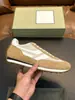 Zapatillas casuales retro de retazos de malla y gamuza para hombre TF transfronterizas con suela de goma a rayas blancas y negras, estilo versátil