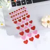 Pegatinas Brillantes para el Día de San Valentín, Pegatinas para el Día de San Valentín, Pegatinas de Polvo Dorado, Pegatinas de Corazón, Pegatinas DIY con Logos Impresos Personalizados