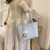Bolsa Tote de Grande Capacidade para Mulheres 2026 Nova Moda Bolsa de Mão Bolsa de Ombro Casual Versátil Bolsa para Estudante Aula Trabalho