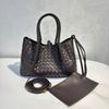 Bolso Tote Tejido a Mano de Piel de Vaca 2025 Cuero Genuino Estilo Francés Casual Portátil Sensación de Alta Gama Bolso de Hombro Cruzado para Mujeres