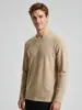 Camiseta base térmica dupla face resistente ao calor e ao frio para homens, top de outono de manga comprida e gola redonda para comércio exterior transfronteiriço