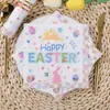 Servilletas de Papel Desechables Estampadas de Pascua Transfronterizas Suministros para Fiestas Navideñas de Amazon Servilletas para Restaurantes Occidentales
