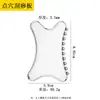 Raspador Facial de Acero Inoxidable Forma de Corazón Cuchillo de Fascia Palo de Masaje Portátil Palo para Drenaje de Meridianos Palo para Puntos de Pies Palo para Estirar Tendones