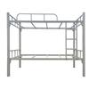 Cama de Solteiro com Beliche para Dormitório de Funcionários Cama de Ferro Beliche Cama de Ferro para Estudante Escolar Cama Alta e Baixa Cama com Estrutura de Ferro para Trabalhador de Obra