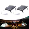 Panel Solar de Silicio Monocristalino Kit de Carga Doble USB Lámpara Pequeña Bombilla LED Solar 5W Lámpara USB Portátil Habitación