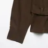 E-commerce Transfronteiriço Nova Roupa Feminina Estilo Europeu e Americano Cinto Moda Estilo Trench Coat de Botão Duplo Jaqueta Casaco de Manga Longa