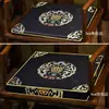 Almofada de Sofá Mogno Estilo Chinês Cadeira Banqueta Poltrona Madeira Maciça Cadeira Chapéu Oficial Esponja Látex Almofada de Cadeira de Jantar Almofada de Cadeira de Chá Verão