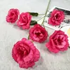 Novo produto transfronteiriço: Arranjo de papoulas de 6 cabeças para casamentos, decoração com flores artificiais, ornamento de planta em vaso, decoração de casa, adereço de fotografia