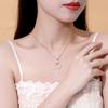 Collar con hebilla de seguridad de jade blanco y plata S925 para mujer, moda nacional, nuevo collar chino xiangyun, nube de diamantes, joyería de plata al por mayor