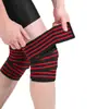 Suministrado directamente por el fabricante, rodilleras deportivas y de fitness para hombre, vendajes elásticos para sentadillas, vendas para las piernas de powerlifting para proteger las rodillas