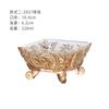 Coreano ins Estilo Vidro Snack Bowl Prato de Frutas Square Bowl Estilo Japonês Snack Bowl Sobremesa Nice Ice Cream Bowl