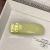 Pinza de pato con forma de corazón dulce de verano estilo coreano, pinza BB hueca suave y simple, pinza para flequillo, pinza lateral, accesorio para el cabello para mujer