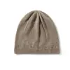 Modioso gorro de cachemira para mujer, suave y cálido, simple y elegante, nuevo moda otoño e invierno versátil gorro casual