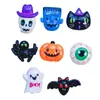 Brillante Murciélago de Halloween Calavera Calabaza Globo Ocular Fantasma Pasador Cuerda para el Cabello Funda para Teléfono Móvil Accesorios de Resina DIY