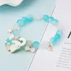 2023 Fontes Europeias e Americanas de Novo Temperamento Coreano Fofo Cão Gui de Jade Pulseira de Cristal com Contas Estudante Feminina Atacado Não
