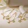 Aogu Amazon Más Vendido Moderno Elegante Pulsera con Colgante de Concha y Estrella de Mar para Mujeres Estilo Playa Ins Joyería de Mano Versátil Nuevo